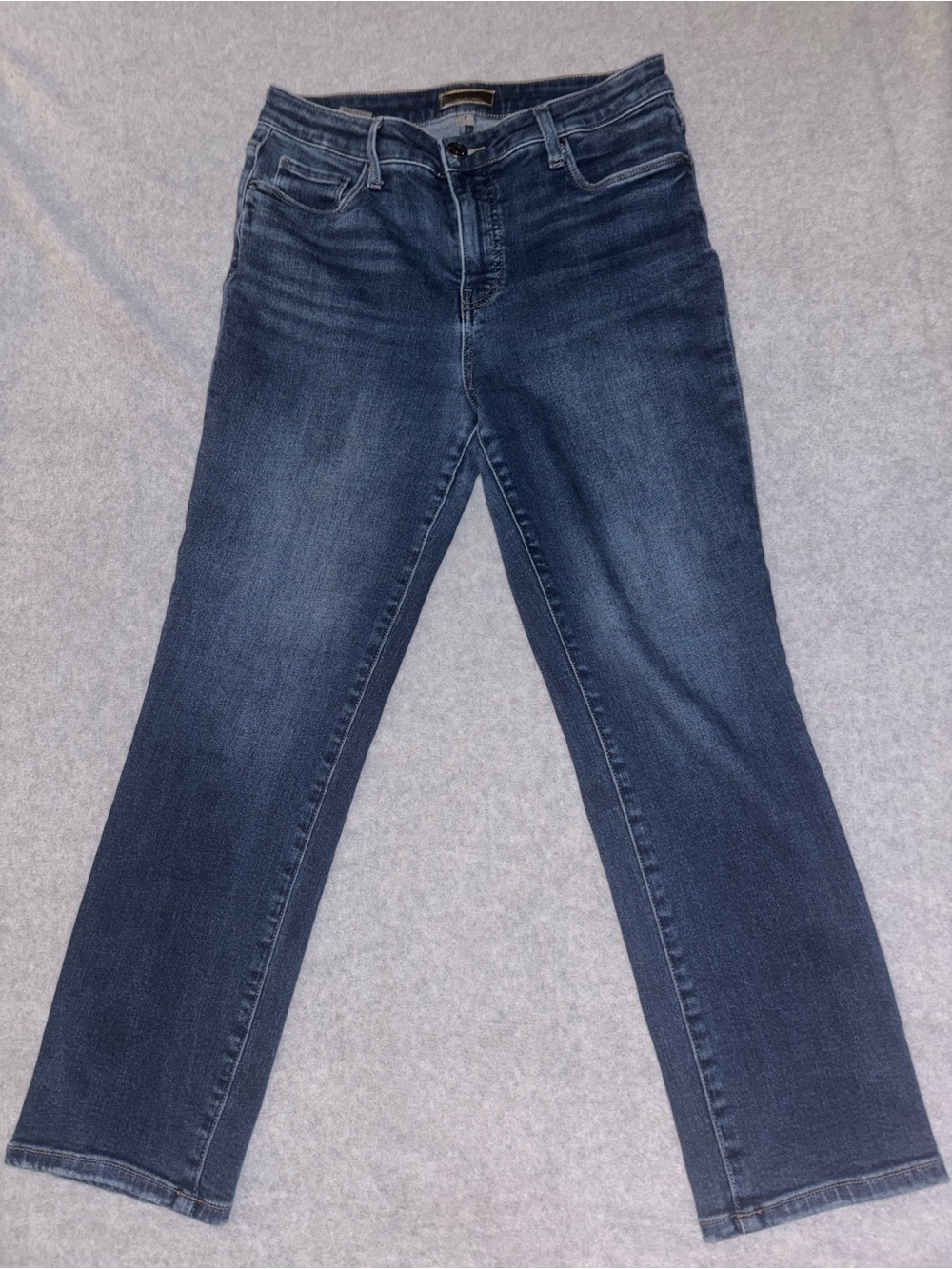 Kut from the Kloth Reese High-Rise Fab Ab Ankle Straight Jeans